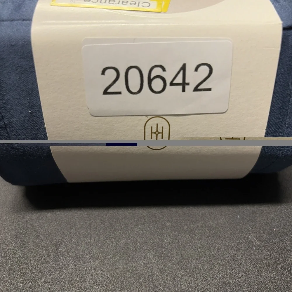 Threshold Performance Cotton Sateen QUEEN Flat Sheet Blue 400 TC Smooth 20642